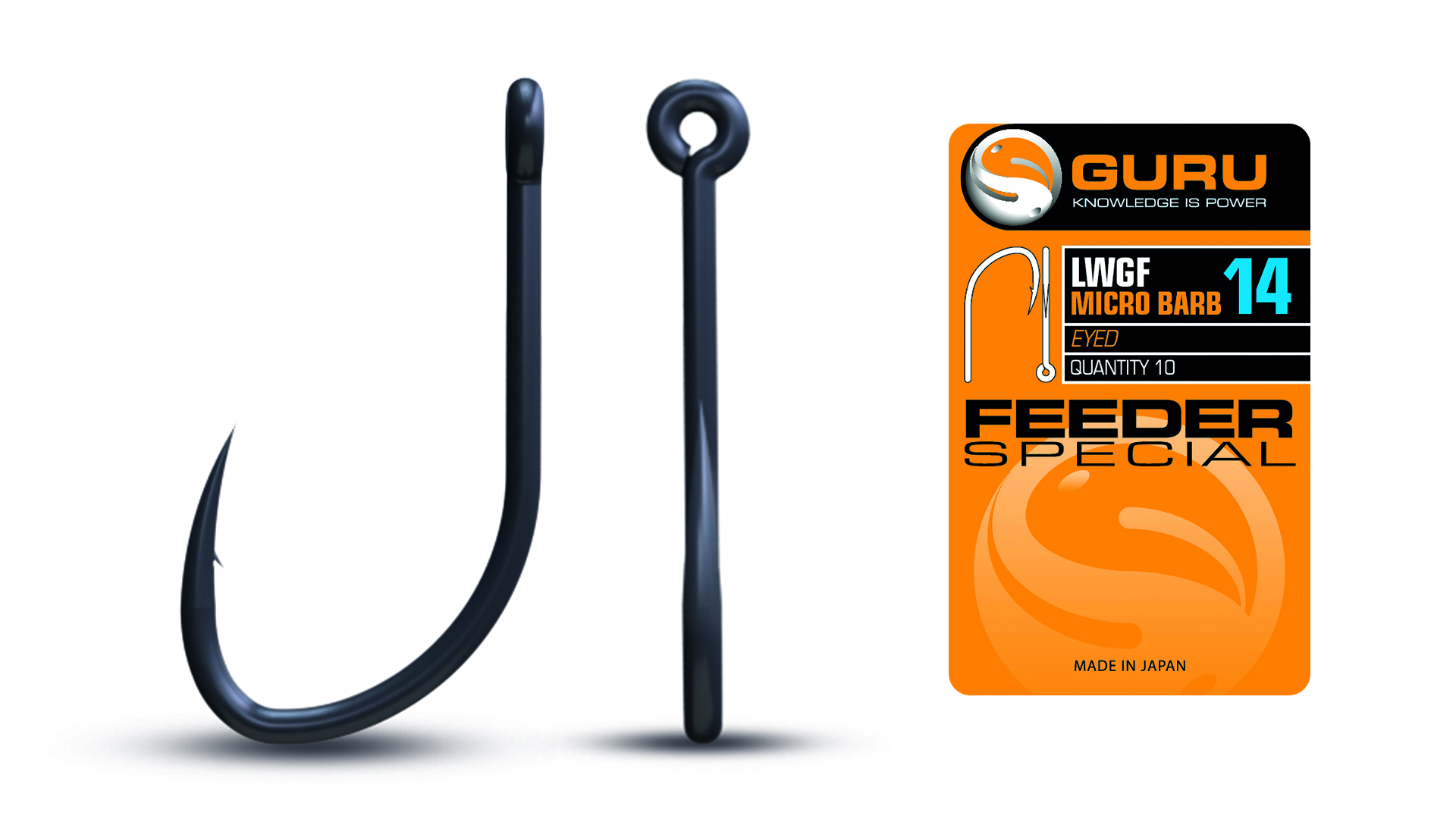 LWG Feeder Special Eyed Hook Barbed Tackle Guru